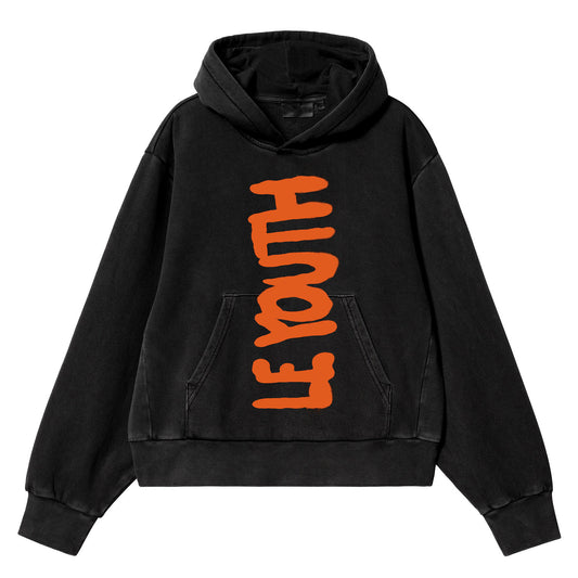 About Us Orange Hoodie