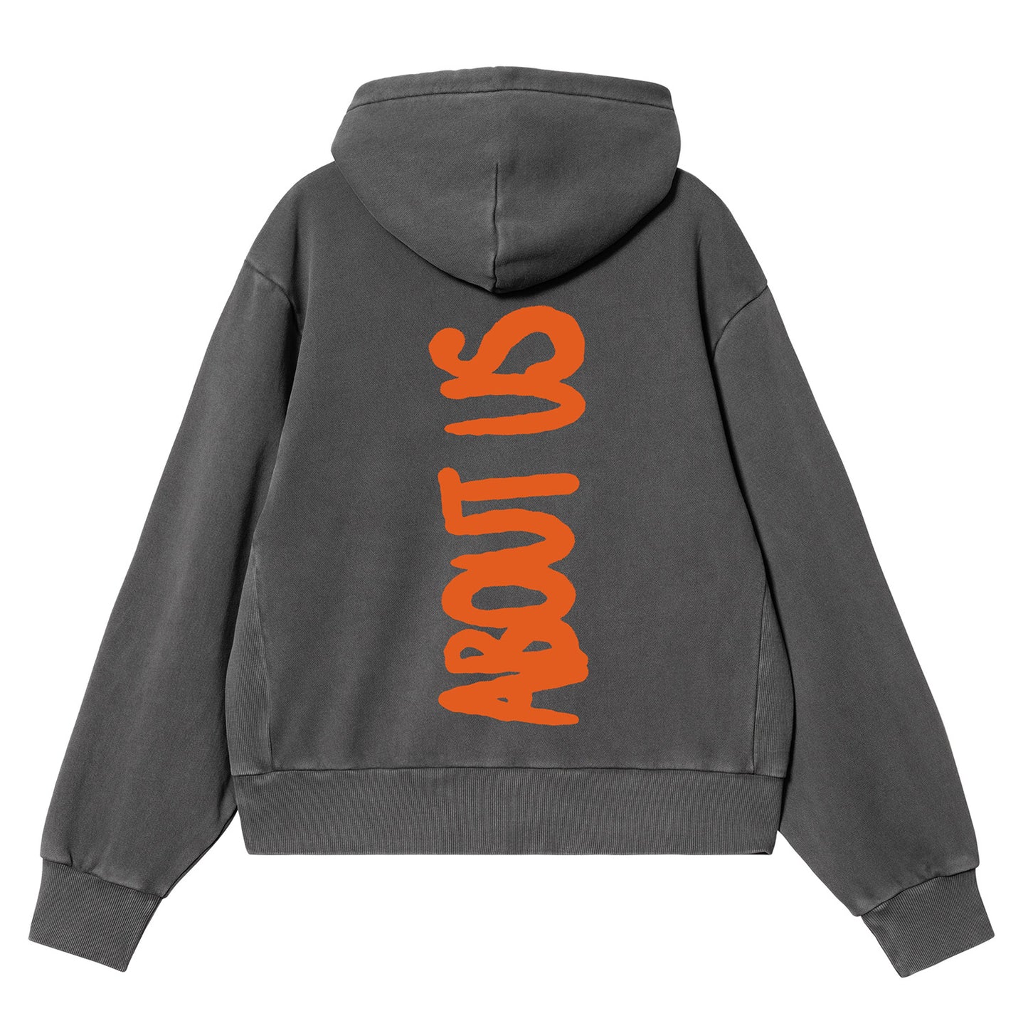 About Us Orange Hoodie